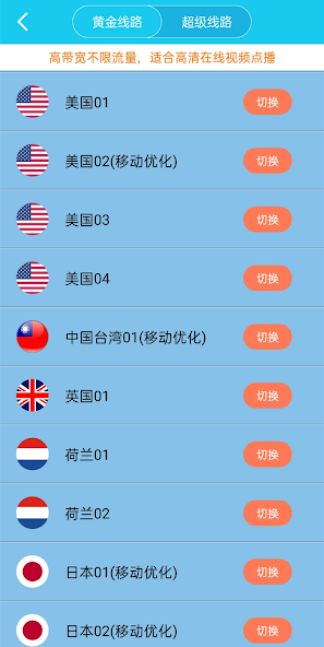 加速器vp旋风雷霆android下载效果预览图